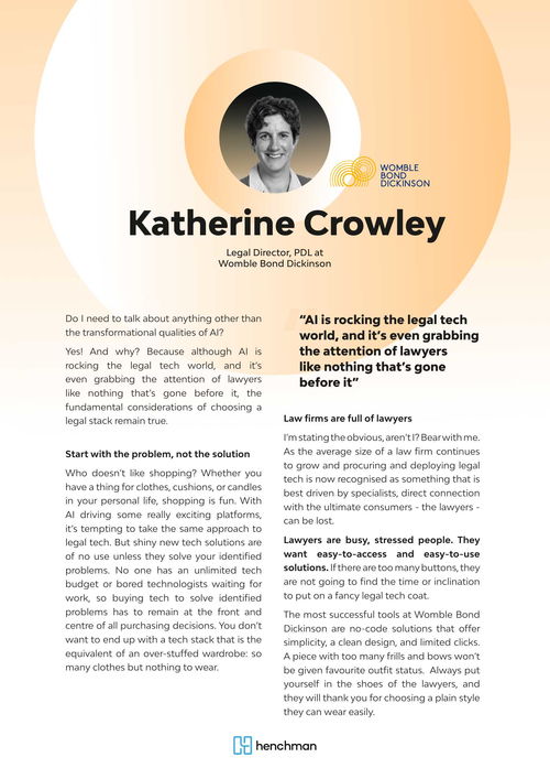 德勤咨询2024年法律技术趋势 技术咨询视角